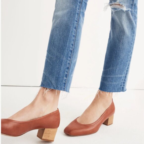 Madewell the high rise slim crop boyjean knee rip edition - Picture 5 of 10